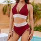 🔥Last Day Sales 50% OFF😍👙High Waisted Tummy Control Color Block Bikini Sets