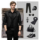 ⏳Limited-time 50% off⏰Men's Double-Breasted Windproof Trench Coat🧥