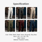 Men’s Casual Pleated Wide-Leg Pants