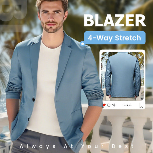 💞50K+ SOLD!👴👔Lightweight Four-Season Blazer – Versatile for all weather. Soft, breathable & easy to wear. Perfect for weddings or Sunday roasts. Look sharp effortlessly. 🥂✨