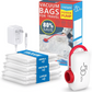 🧳 50% OFF HOT DEAL ! ⚡ Pack of 6-12 Compression Bags for USB Electric Vacuum Cleaner – Space-Saving Storage, Airtight Seal, Reusable & Durable 🌀