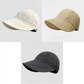 ✨Women’s UPF 50+ Elegant Foldable Sun Hat – Wide-Brim Cotton Bucket Hat with Neck Flap & Adjustable Strap 🌞🇬🇧 | Packable, Breathable & Beach-Ready