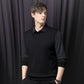 💕Men's Lapel Faux Two-Piece Knitted Shirt