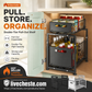 📦 2-Tier Pull-Out Shelf – Expandable Under Sink Organizer, Double Layer Sliding Storage Rack ✨