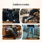 Men's Fashion Creative Stretch Denim Jeans,Minimalist Style Suitable For Summer, Emo Style