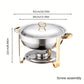 🔥 50% OFF NOW! 🎄 Stainless Steel Chafing Dish Buffet Set - Even Heat & Durable, Perfect for Holiday Gatherings and Parties ✨