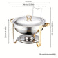 🔥 50% OFF NOW! 🎄 Stainless Steel Chafing Dish Buffet Set - Even Heat & Durable, Perfect for Holiday Gatherings and Parties ✨