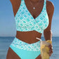 🏖️Summer Hot Sale– 60% OFF!!🔥Women's High Waist Two-Piece Bikini Set 👙🌊