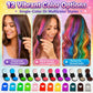 🎉🔥Last Day 70% OFF - 🌈12-Color Temporary Hair Chalk Applicator Set🎁-Ready for Christmas!🎅