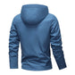 🔥🎁New arrival 50% OFF💥💥Men's Solid Color Waterproof Windproof Drawstring Zip-up Hoodie Jacket
