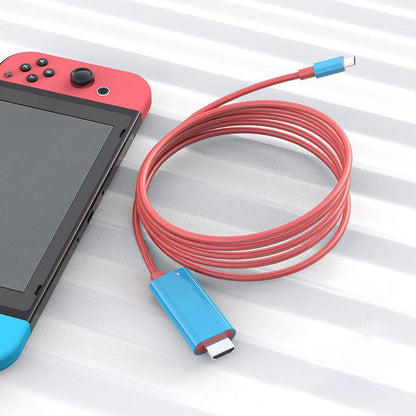 Connect to Big Screens Instantly! USB-C to HDMI Adapter Cable for Switch