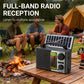 Solar Powered Emergency Radio with Flashlight