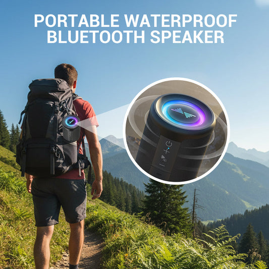 Portable Waterproof Bluetooth Speaker