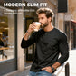 💎 50% OFF! 💎 Men’s Slim Fit Henley Long Sleeve T-Shirt – Breathable, Refined & Perfect for Layering 👔👕