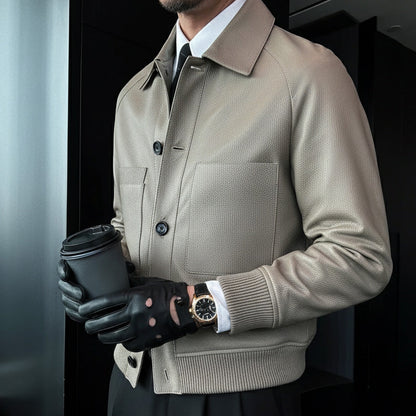 ⏰55% OFF💥💥Men's Classic Faux Leather Jacket