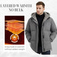 ⏳Limited-time 50% off⏰Men’s Cold-Resistant Windproof Thermal-Lined Hooded Coat 🪶🧥