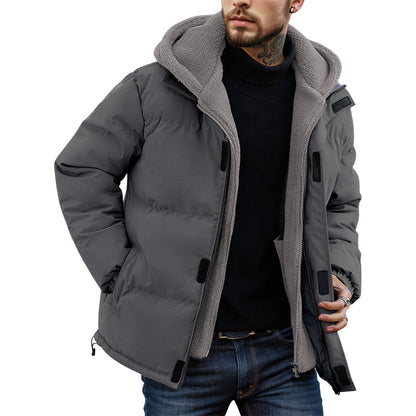 ⏳Limited-time 50% off⏰Men’s Cold-Resistant Windproof Thermal-Lined Hooded Coat 🪶🧥