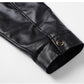 📢60 %  OFF !! ⏰Men's Winter PU Leather Jacket with Plush Lining