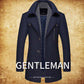 Men's Lapel Overcoat with Scarf Collar
