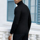 Men's Ribbed Turtleneck Sweater