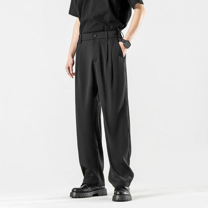 📢60%  OFF !! ⏰Men's Casual Iron-Free Ice Silk Loose Fit Pants