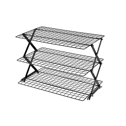 ⏳LIMITED-TIME 50% OFF! 🔥Livecheste™ Stackable Folding Metal Storage Rack – 3/4-Level Expandable Organizer – Perfect for Spices, Snacks, and Essentials in Kitchen, RV, or Camping Setup