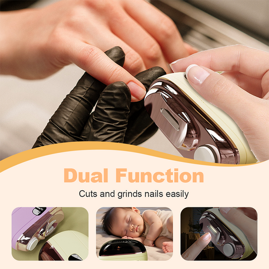 ✂️LIMITED-TIME 50% OFF! 💅2-in-1 Smart Electric Nail Clipper & Polisher🌟