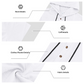 Men's 2-Piece Linen Set Hooded Henley Shirt & Pants