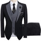 Modern Contrast Color Wedding Suit