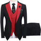 Modern Contrast Color Wedding Suit