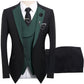 Modern Contrast Color Wedding Suit