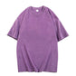 🔥Hot Sale Deals-Loose Vintage Solid Color Short Sleeve Top