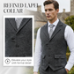 💎 50% OFF! 💎 Men's Classic Herringbone Tweed Suit Vest – Vintage Texture, Adjustable Fit & Premium Cotton Blend 👔🧥