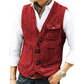 Men's Classic Herringbone Tweed Vest