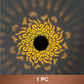 🌞 Solar-Powered Mandala Light Projector – Decorative and Atmospheric Effect for Gardens and Outdoor Areas ✨🌸