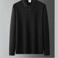 Men's Solid-Color Business-Casual Top