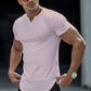 Casual Solid Color Athletic T-Shirt for Men