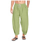 Men's Loose Fit Drawstring Casual Trousers