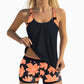 🥳2026 HOT SALE🥳💞50K+ SOLD!✨👙Women's Print Tankini & Shorts 2-Piece Swimwear Set