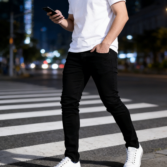 Men's Slim Fit Stretch Denim Jeans