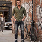 Men's Slim Straight Ripped Jeans