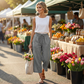 📢📢55% OFF !! ⏰Women's Casual Drawstring Waist Capri Trousers