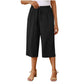 📢📢55% OFF !! ⏰Women's Casual Drawstring Waist Capri Trousers