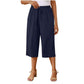 📢📢55% OFF !! ⏰Women's Casual Drawstring Waist Capri Trousers