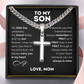 ⛓️ 50% OFF NOW! ✝️ Men's Stainless Steel Cross Pendant Necklace – Timeless Symbol, Durable Materials & Gift-Ready Box 🎁