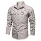 📢📢50% OFF !! ⏰Men's Long Sleeve Cotton Workwear Shirt