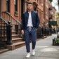 👖 50% OFF NOW! 🌿 Men's Linen Trousers– Striped & Cropped – Elastic Waist & Drawstring – Breathable Summer Trousers 🏖️