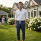 👖 50% OFF NOW! 🌿 Men's Linen Trousers– Striped & Cropped – Elastic Waist & Drawstring – Breathable Summer Trousers 🏖️