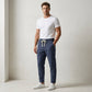 👖 50% OFF NOW! 🌿 Men's Linen Trousers– Striped & Cropped – Elastic Waist & Drawstring – Breathable Summer Trousers 🏖️