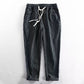 👖 50% OFF NOW! 🌿 Men's Linen Trousers– Striped & Cropped – Elastic Waist & Drawstring – Breathable Summer Trousers 🏖️